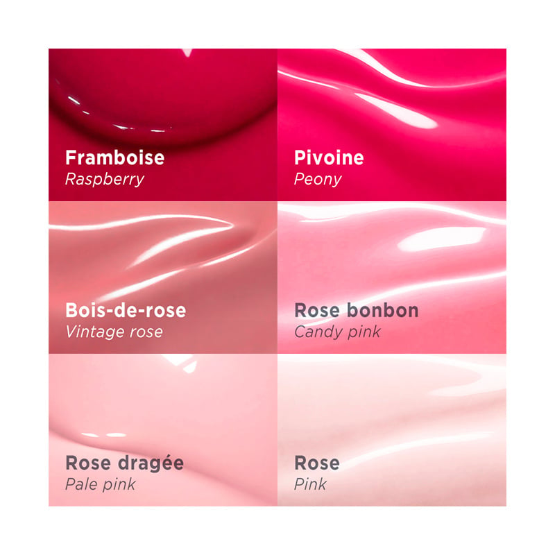 Palettes vernis rose