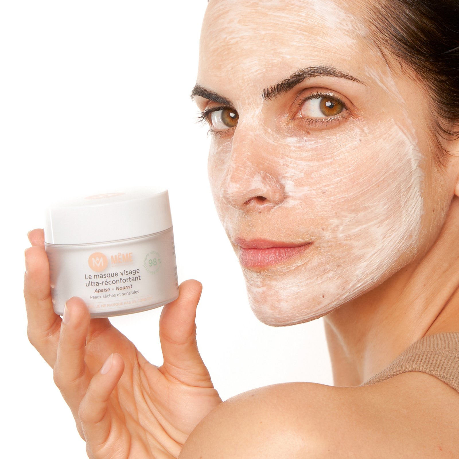 Soothing face mask with hyaluronic acid - MÊME